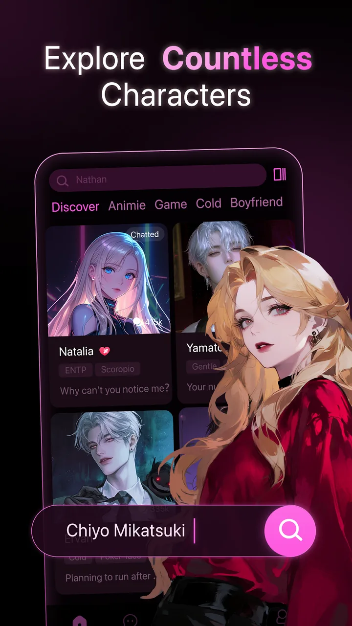 PolyBuzz: Chat with AI Friends screenshot 2