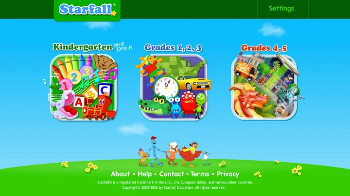 Starfall screenshot 1