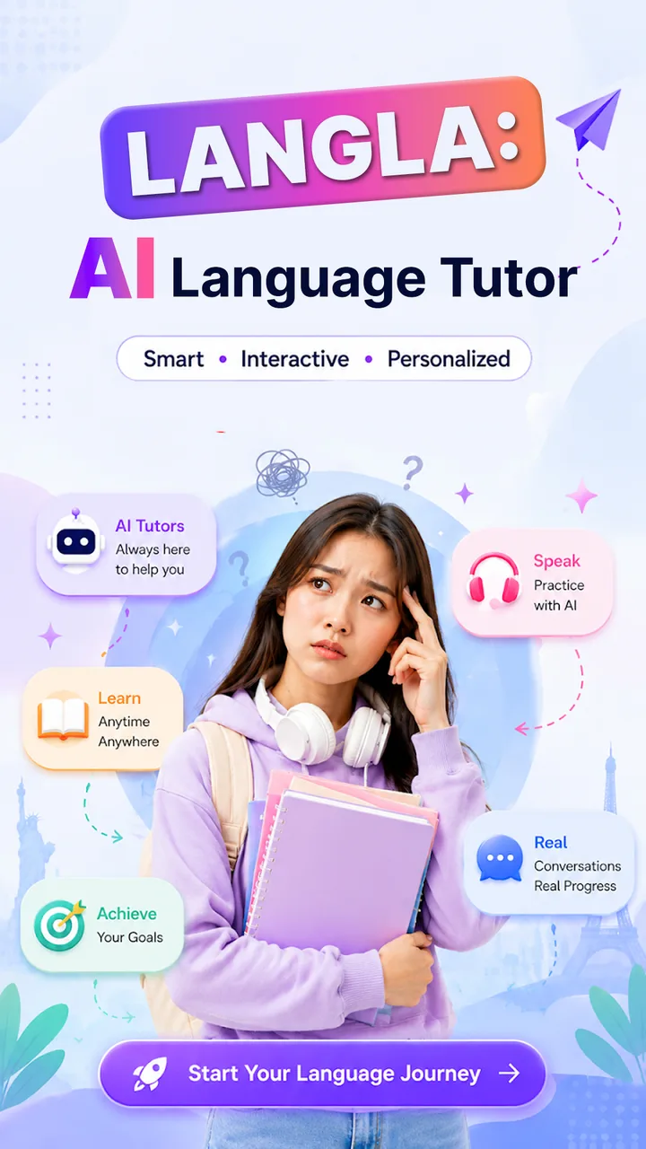 Langla: AI Language Tutor screenshot 1