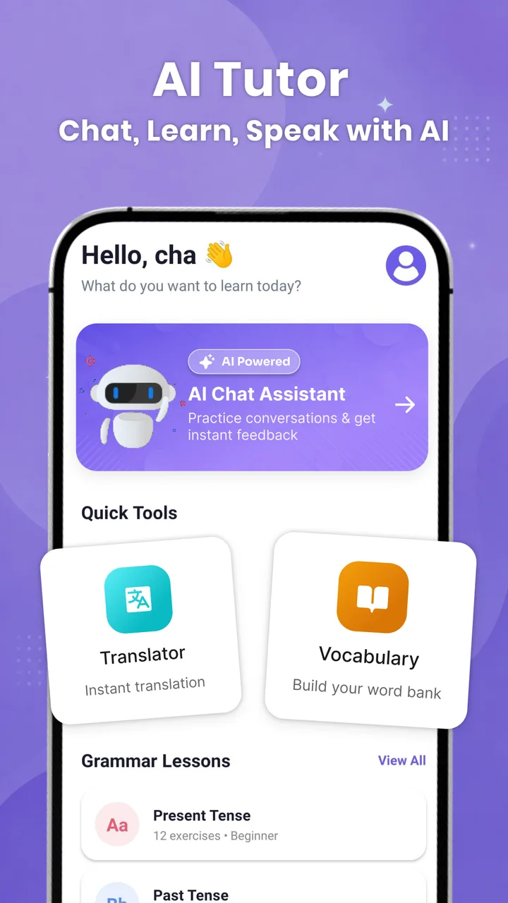 Langla: AI Language Tutor screenshot 2