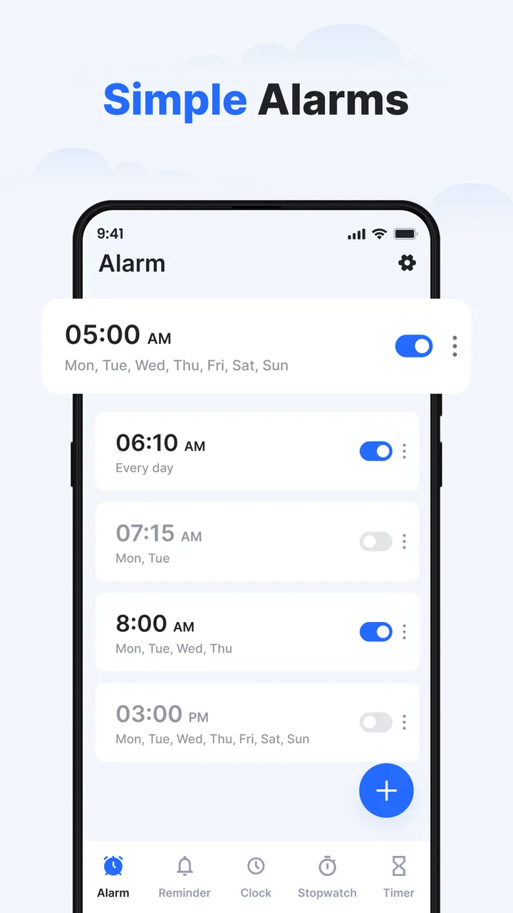 Clock - Simple Alarm Clock screenshot 1