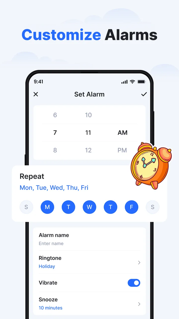 Clock - Simple Alarm Clock screenshot 2