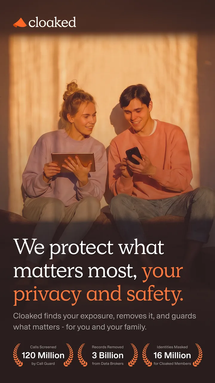 Cloaked: Protect your privacy screenshot 1