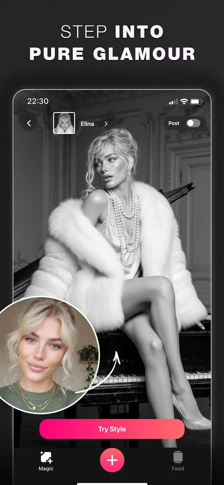 Glam AI: Video & Photo Editor screenshot 1