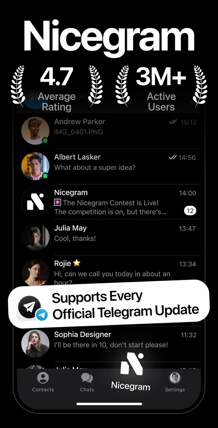 Nicegram: AI x Dual Telegram screenshot 1