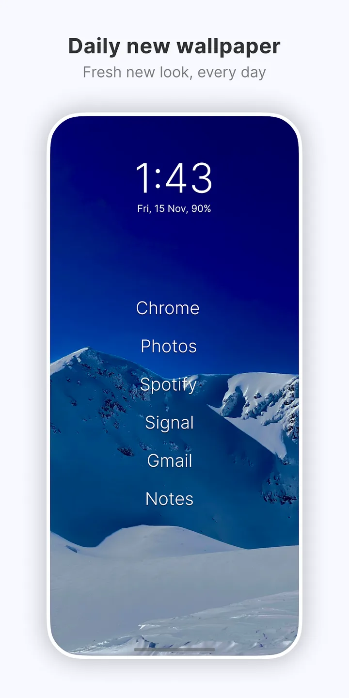 Olauncher. Minimal AF Launcher screenshot 2