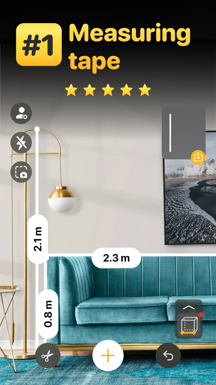 Tape Measure: AR Measuring screenshot 1