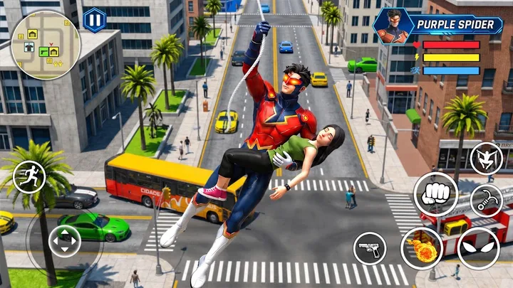Titan Rope Hero: Vice City screenshot 3