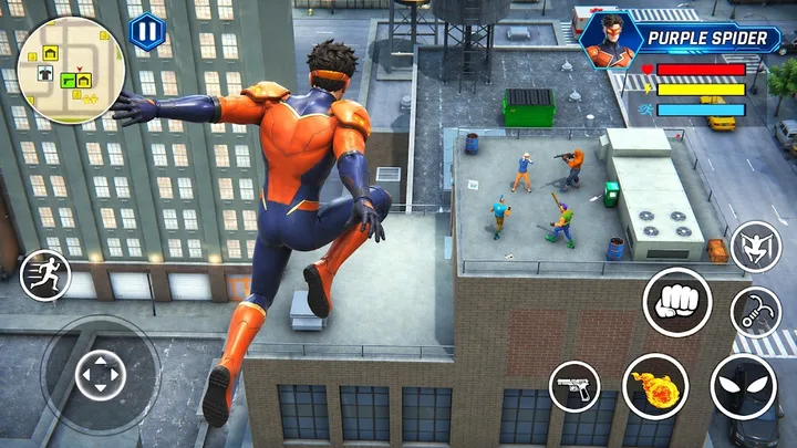 Titan Rope Hero: Vice City screenshot 4