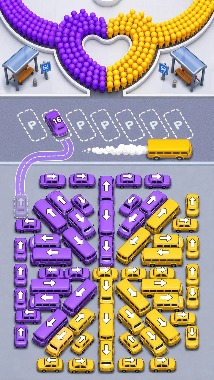 Bus Crowd - Traffic Jam screenshot 2