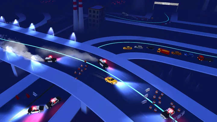 Line Race: Police Pursuit screenshot 3
