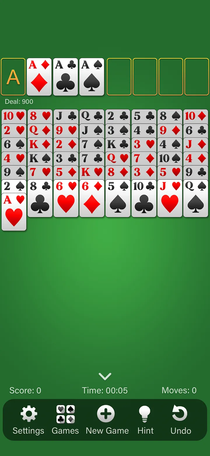 FreeCell Solitaire screenshot 2