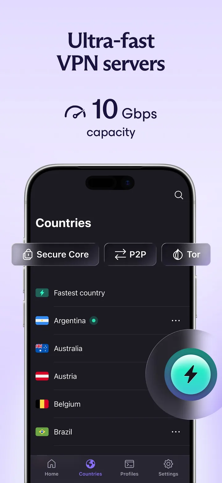 Proton VPN: Fast & Secure VPN screenshot 3