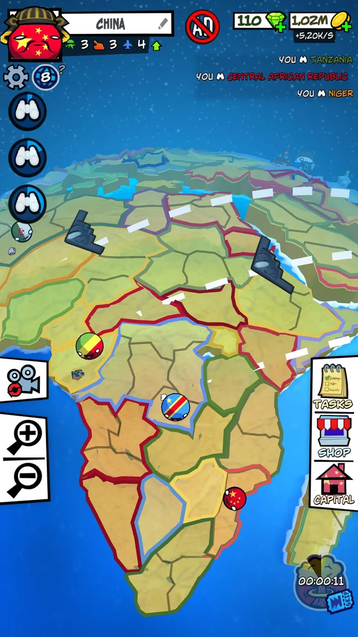 Country Balls: World Battle screenshot 2