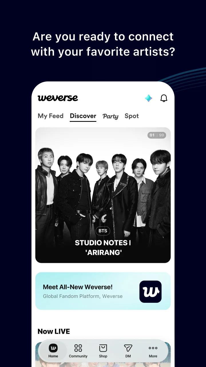 Weverse: Connect with Artists screenshot 2
