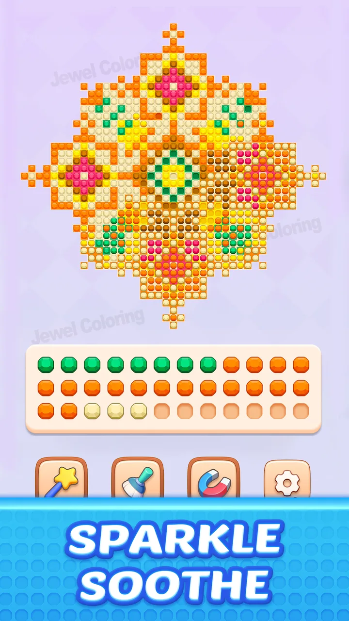 Jewel Coloring screenshot 4