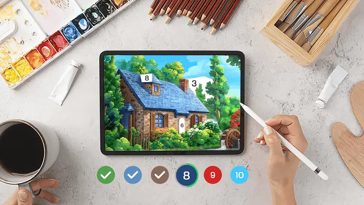 Tap Color Pro: Color By Number screenshot 1
