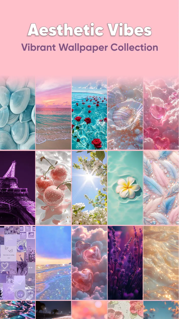 Aesthetic Wallpaper for Girls screenshot 1