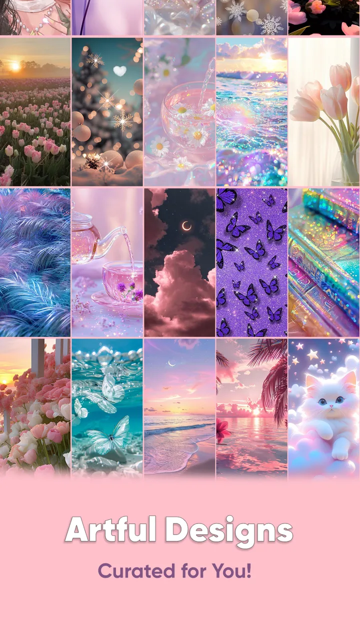Aesthetic Wallpaper for Girls screenshot 2