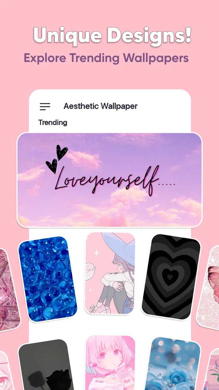 Aesthetic Wallpaper for Girls screenshot 3