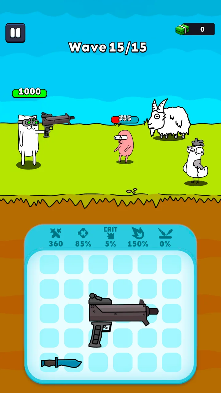 Gun Hero: Cat Survival Shooter screenshot 1