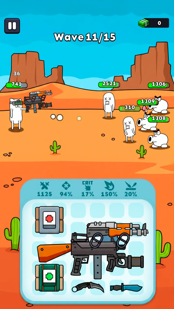 Gun Hero: Cat Survival Shooter screenshot 2