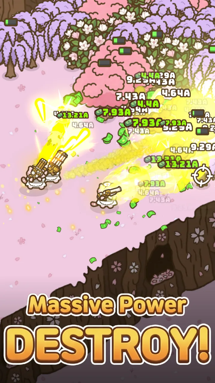 Idle Cat Gunner: Shooter RPG screenshot 3