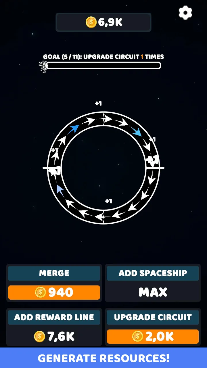 Galactic Merge Idle screenshot 1