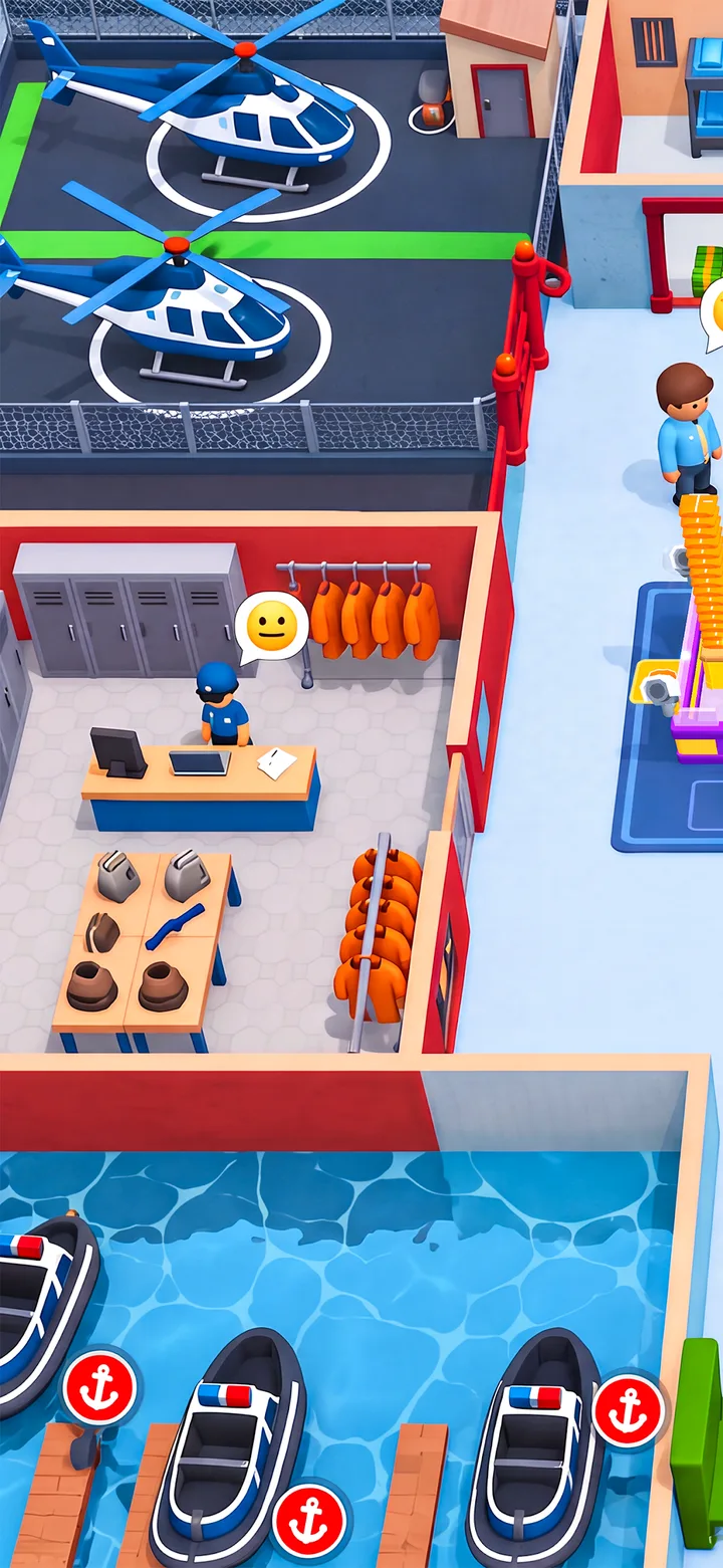 Police Station Idle screenshot 1