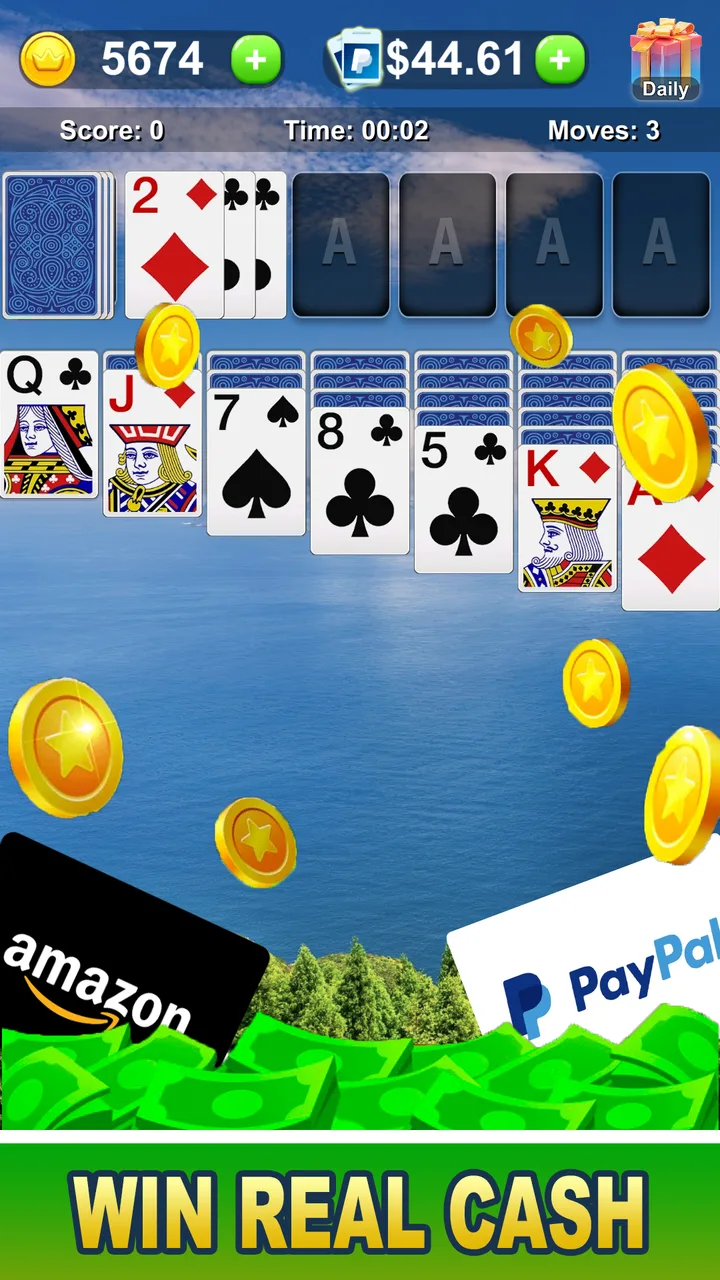 Solitaire Real Money-Win Money screenshot 3