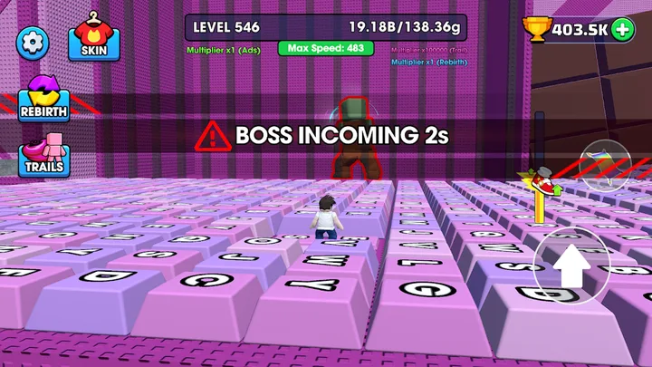 Keyboard Escape: Speed Parkour screenshot 4