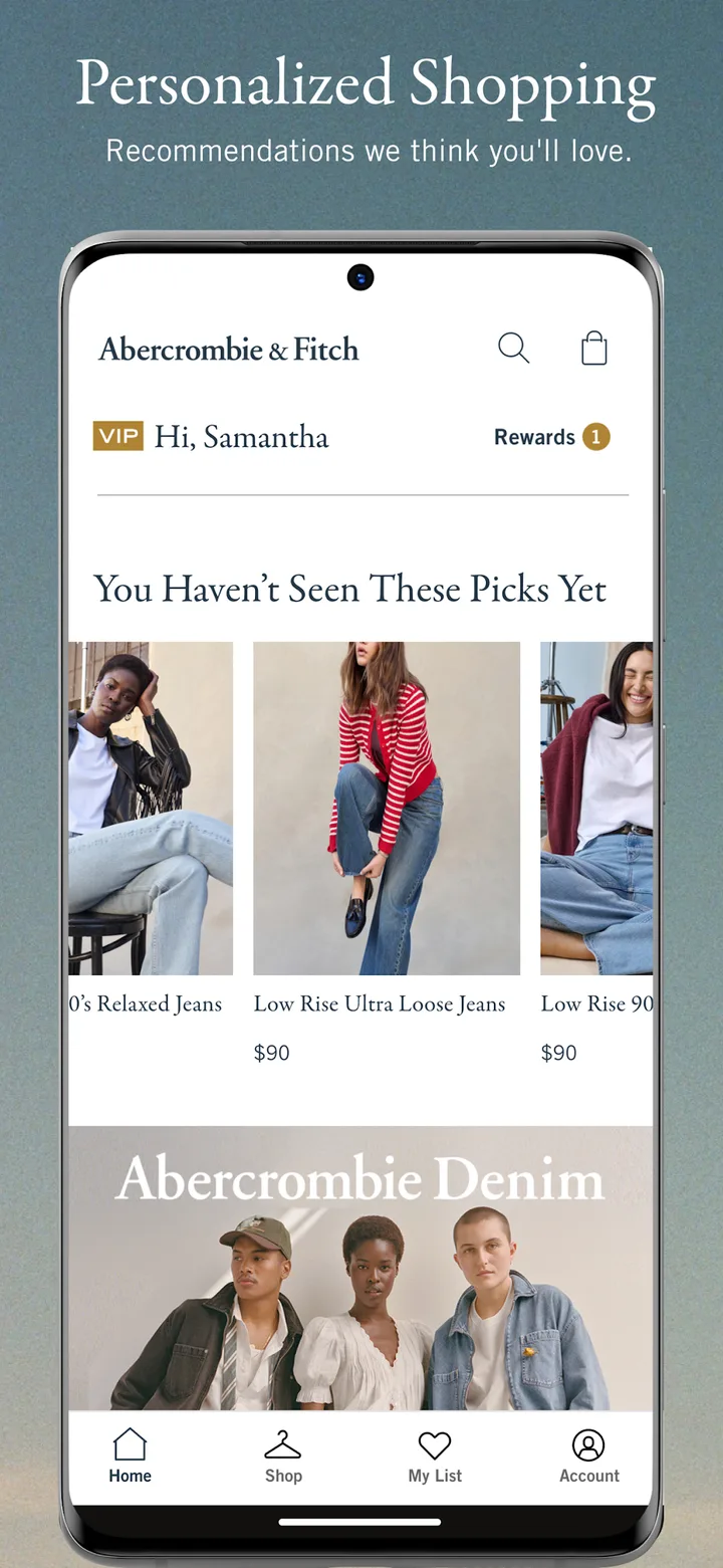 Abercrombie & Fitch screenshot 3