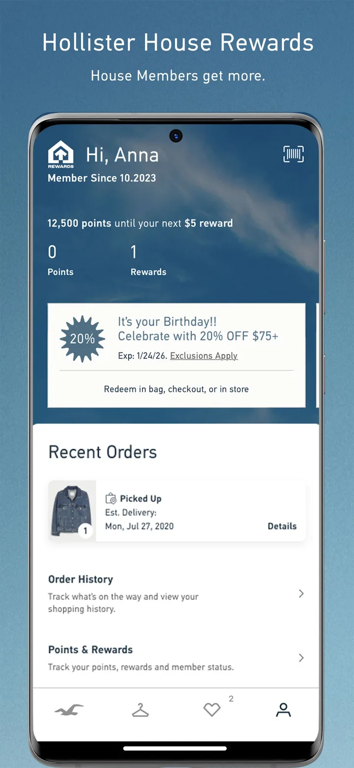 Hollister Co. screenshot 2