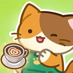 Merge Cat Cafe : Coffee cat icon