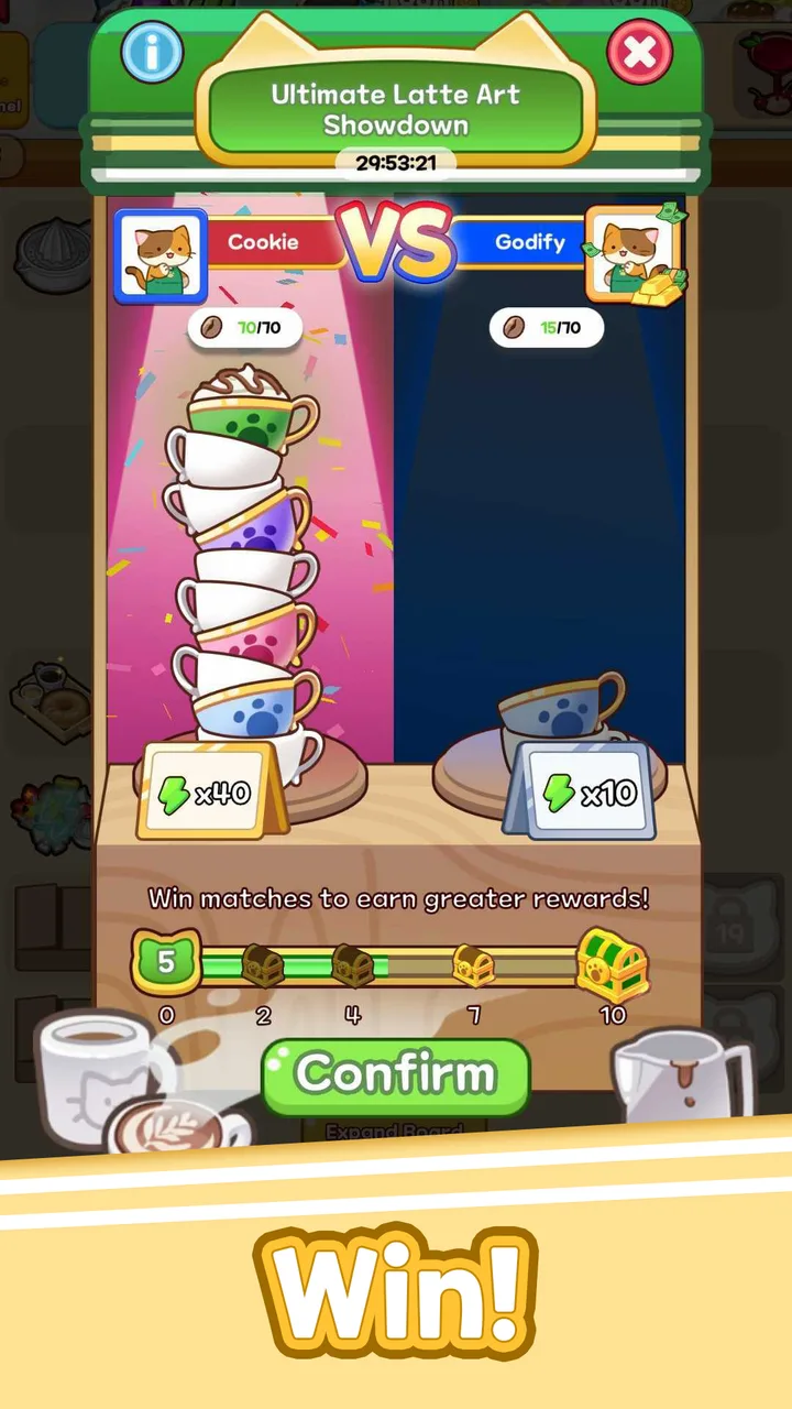 Merge Cat Cafe : Coffee cat screenshot 3