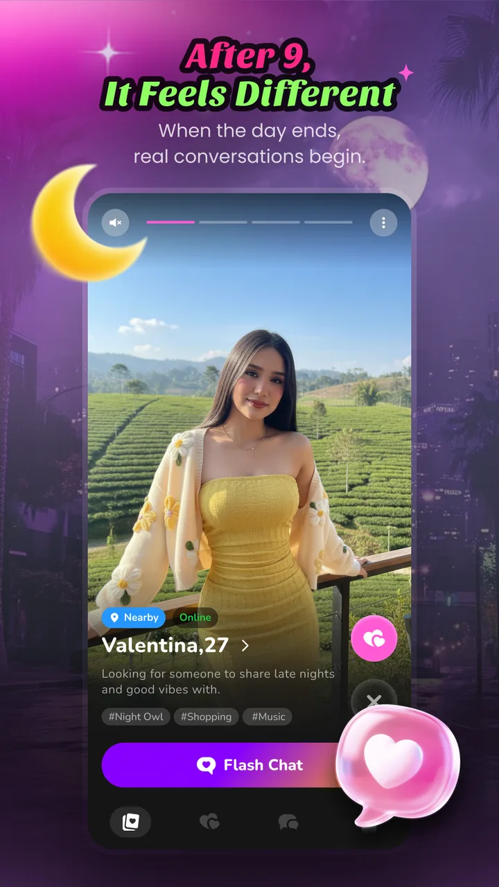 After9-Chat, Flirt, MeetUp screenshot 1