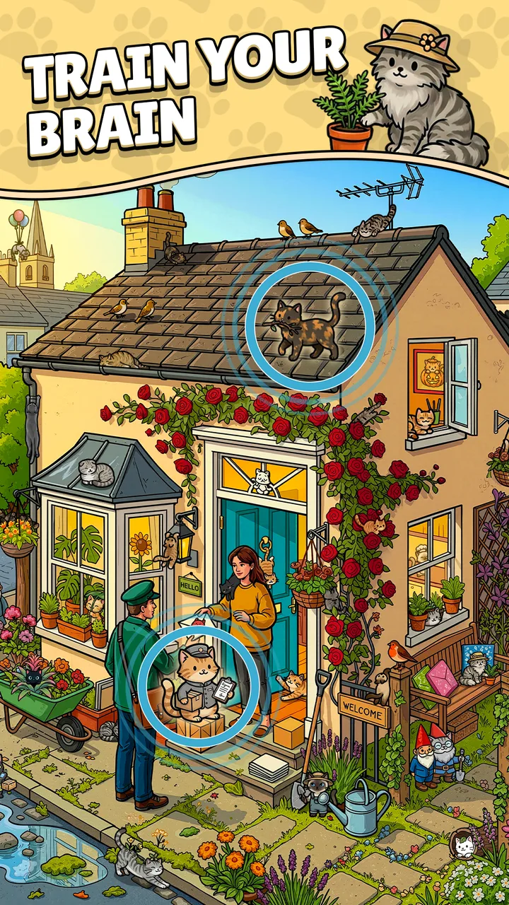 Find The Cat 2 - Spot It! screenshot 2