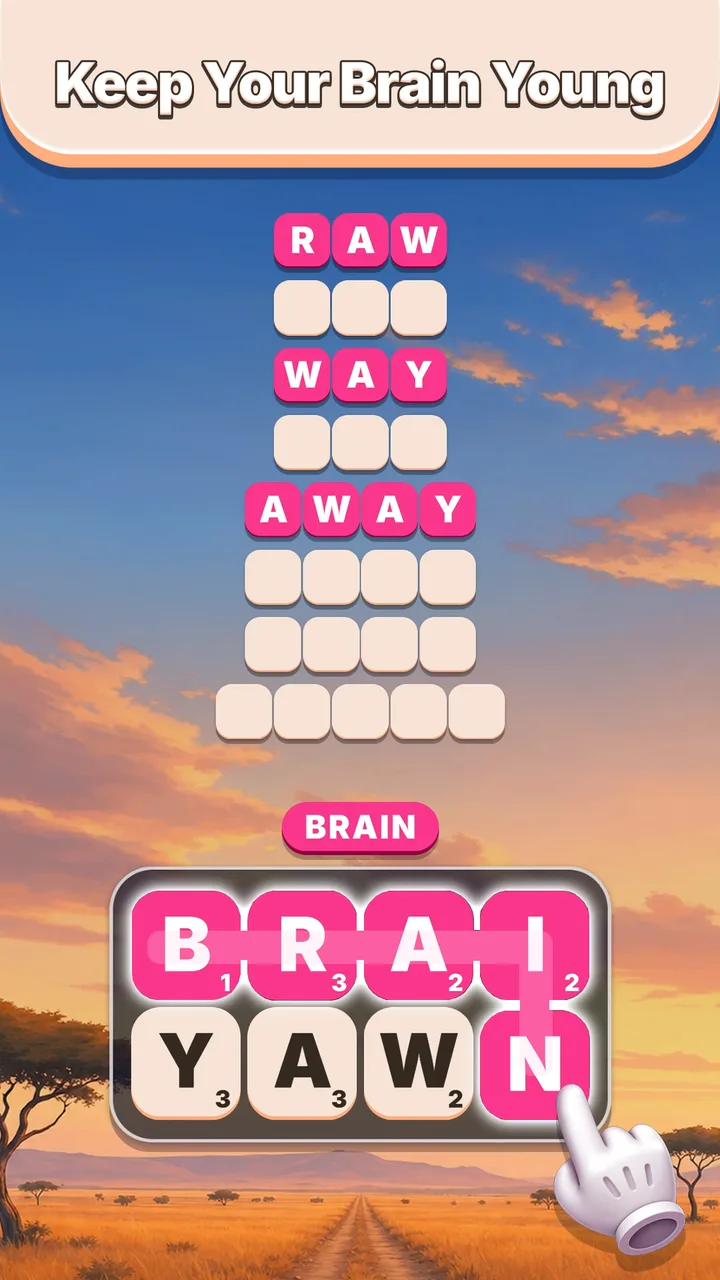 Word Tiles - Relaxing Puzzle screenshot 2