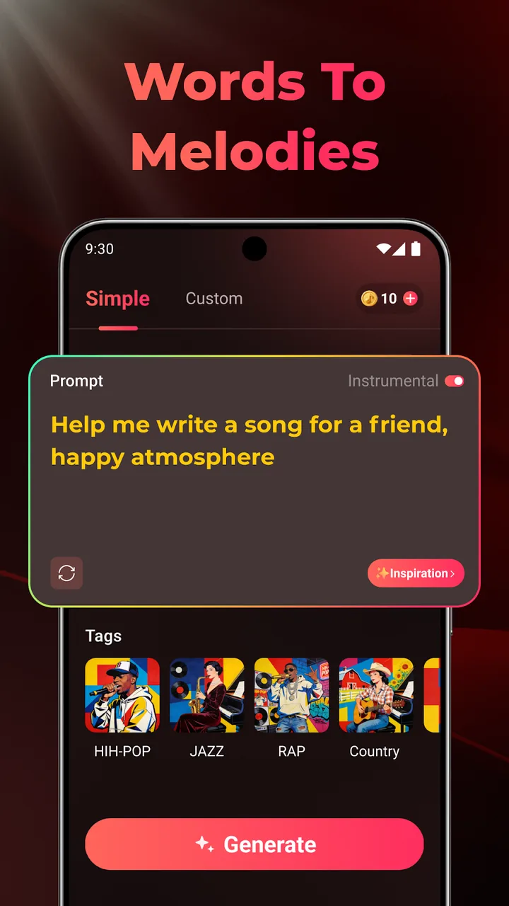 SongAI - AI Music Generator screenshot 2