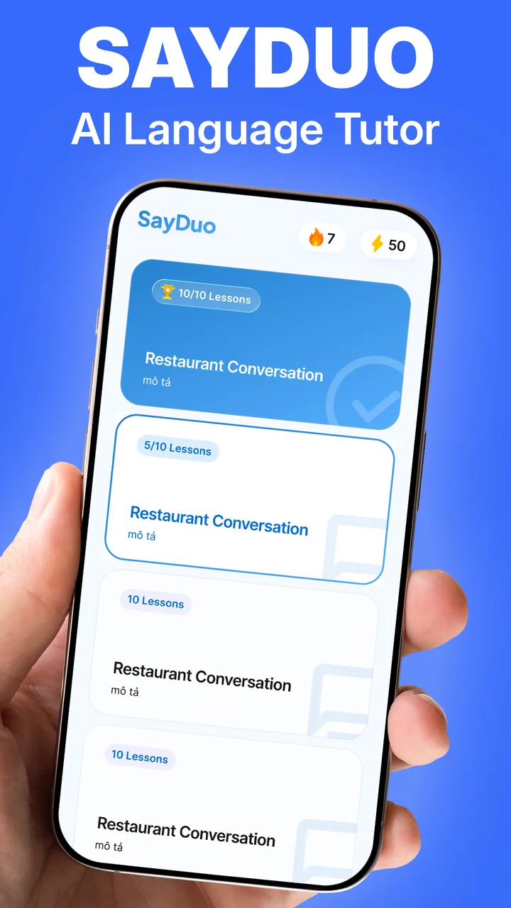 SayDuo: AI Language Learning screenshot 1