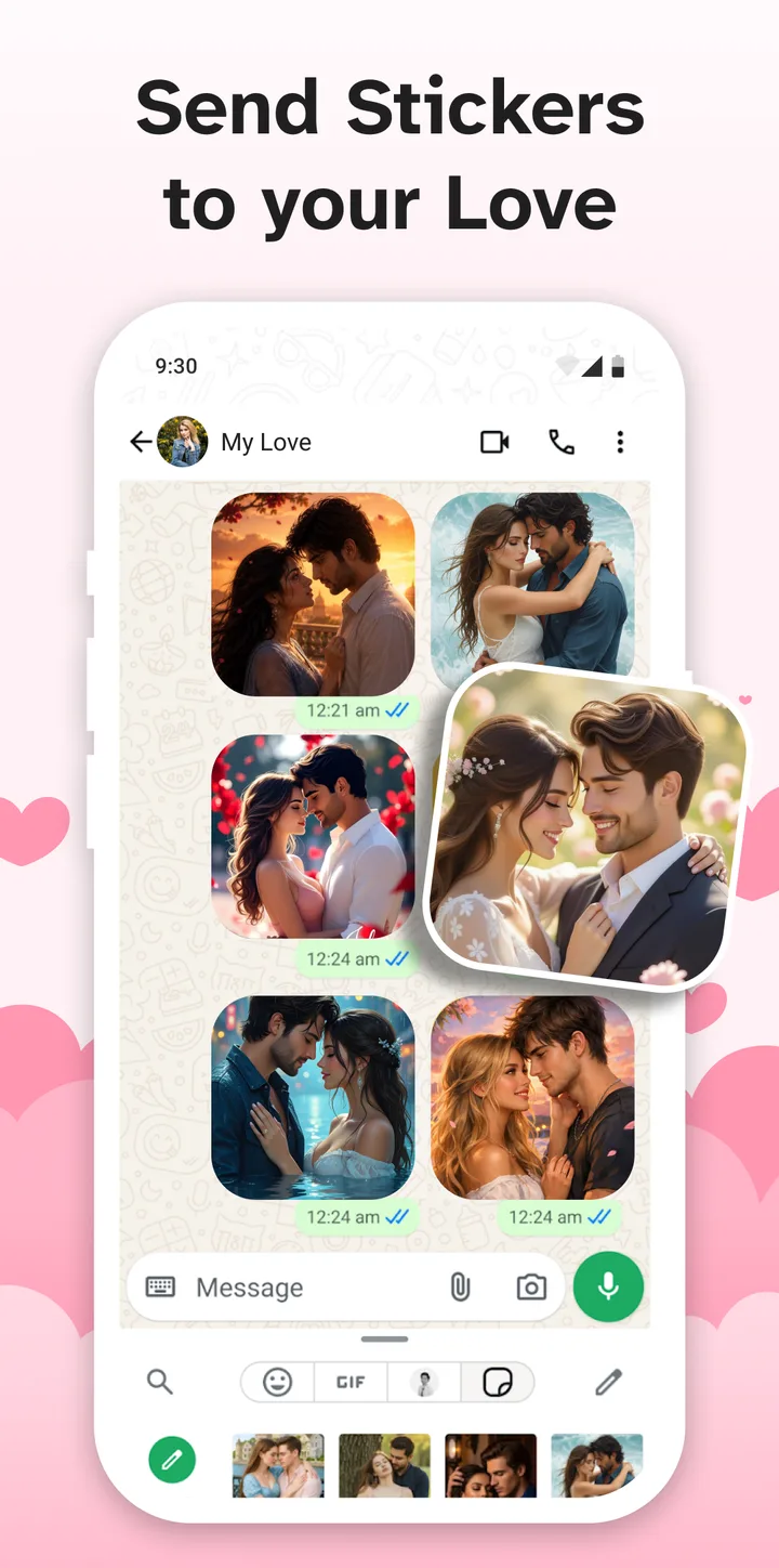 Romantic Sticker: Love Sticker screenshot 1