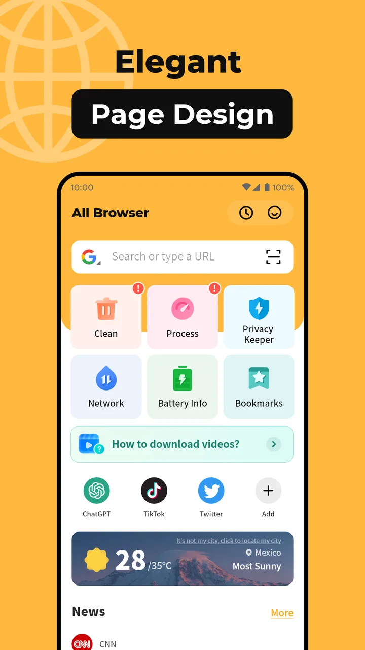All Browser screenshot 1