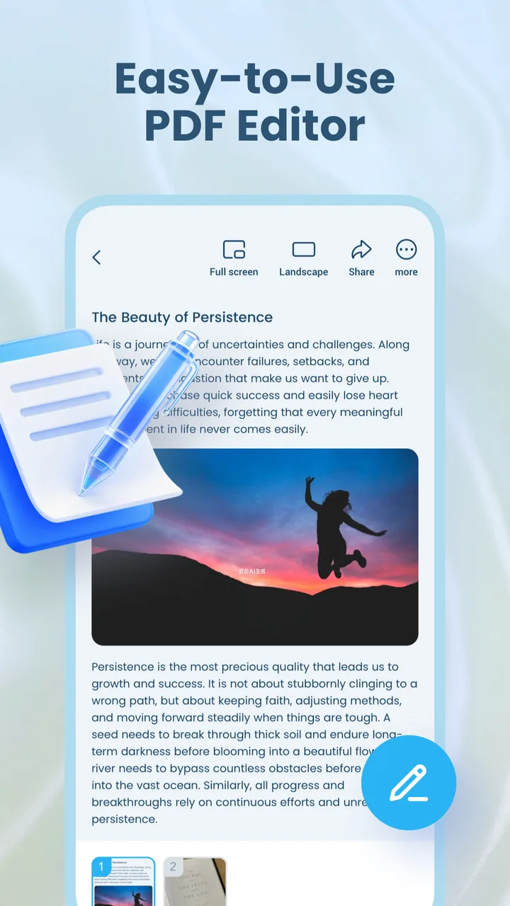 All PDF: Reader, Editor screenshot 3