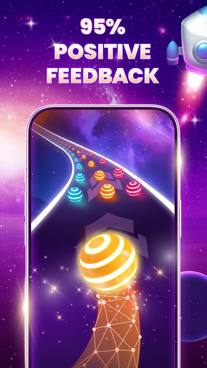 Dancing Road Color Balls Match screenshot 4