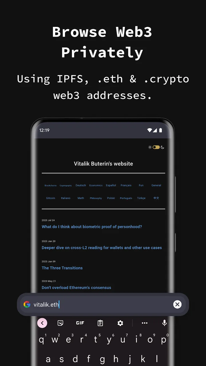 Incognito Browser - Go Private screenshot 3