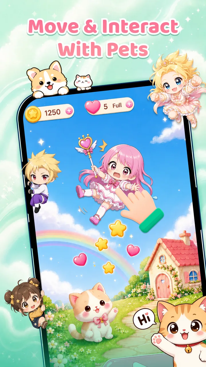 Emoji Battery & Shimeji Pet screenshot 4