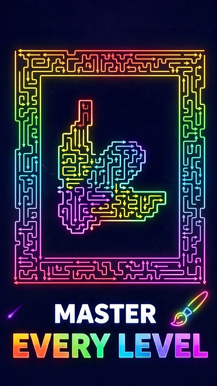 Neon Lines: Tap & Clear screenshot 2