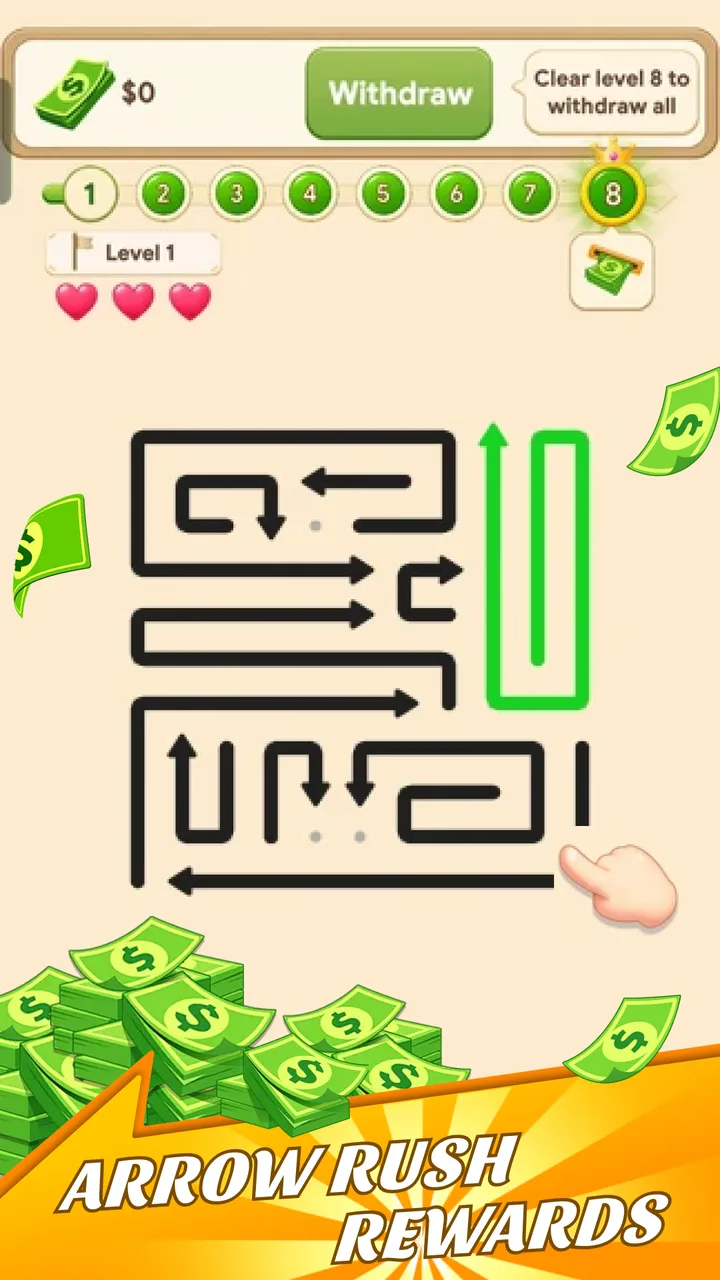 Arrow Smash: Earn Cash screenshot 1