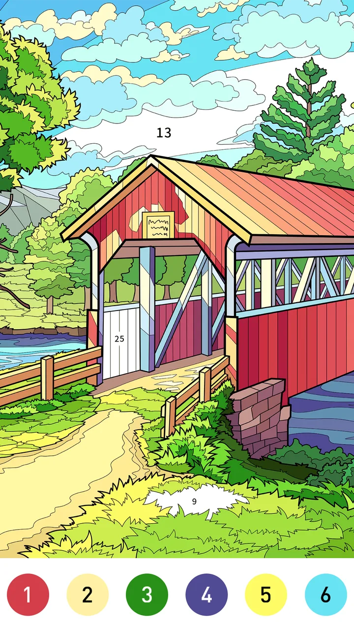 Nostalgia Color by number game screenshot 4
