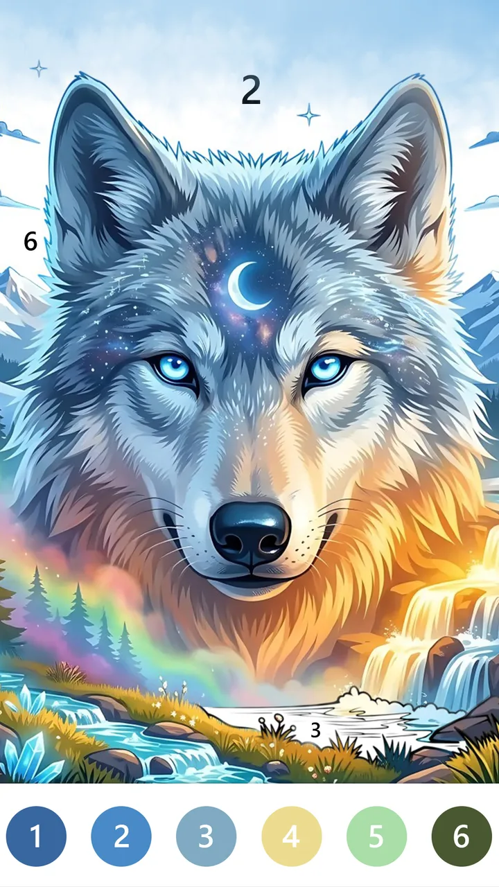 Whimsy Color By Number Game screenshot 1